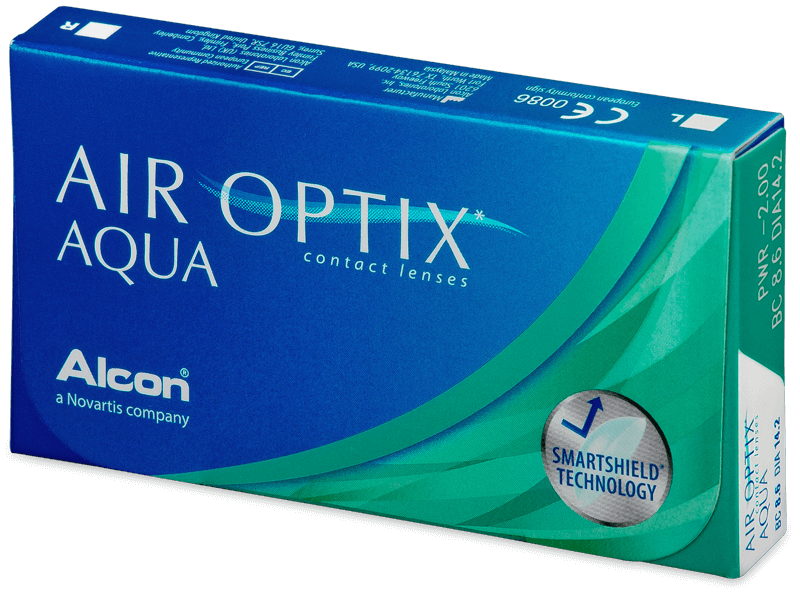 Air Optix Aqua (3 lenses) - Monthly contact lenses