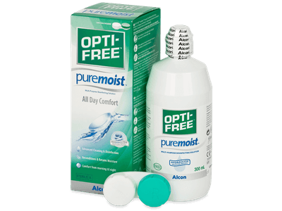 OPTI-FREE PureMoist Solution 300 ml - Cleaning solution