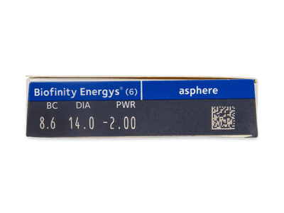 Biofinity Energys (6 lenses) - Attributes preview