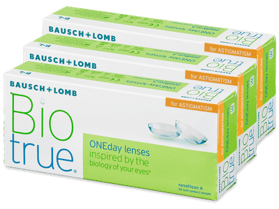 Biotrue ONEday for Astigmatism (90 lenses) - Toric contact lenses