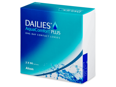 Dailies AquaComfort Plus (180 lenses) - Daily contact lenses