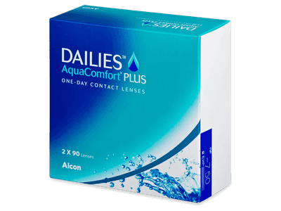 Dailies AquaComfort Plus (180 lenses) - Daily contact lenses