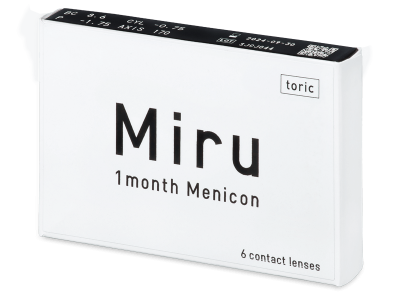 Miru 1month Menicon toric (6 lenses) - Toric contact lenses