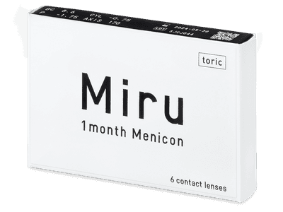 Miru 1month Menicon toric (6 lenses) - Toric contact lenses