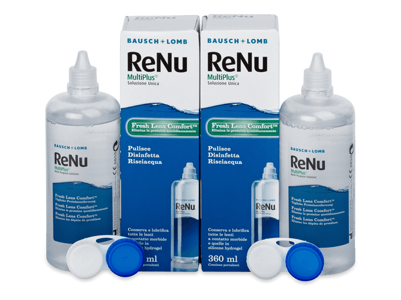 ReNu MultiPlus Solution 2x 360 ml - Economy duo pack - solution
