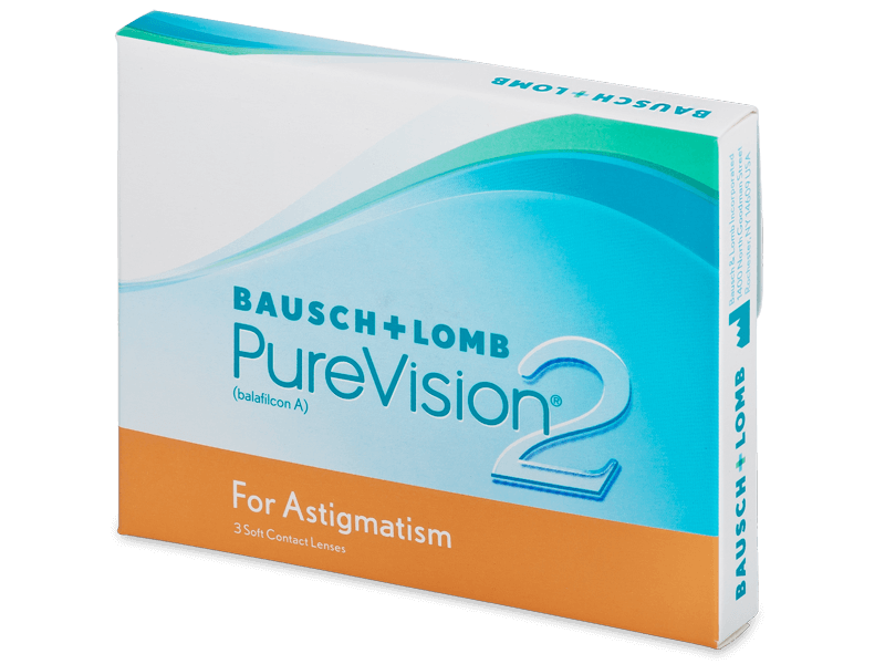 PureVision 2 for Astigmatism (3 lenses) - Toric contact lenses