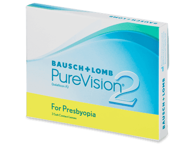 PureVision 2 for Presbyopia (3 lenses) - Multifocal contact lenses