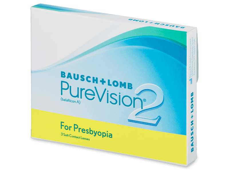 PureVision 2 for Presbyopia (3 lenses) - Multifocal contact lenses