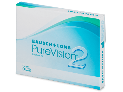 PureVision 2 (3 lenses) - Monthly contact lenses
