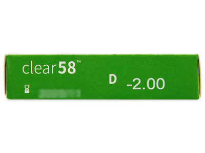 Clear 58 (6 lenses) - Attributes preview