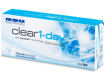 Clear 1-Day (30 lenses) - Daily contact lenses