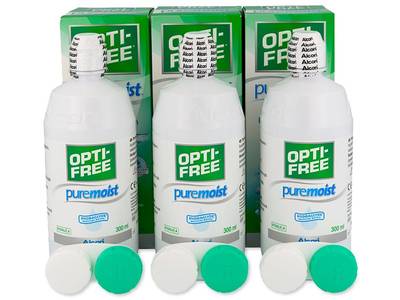 OPTI-FREE PureMoist Solution 3 x 300 ml 