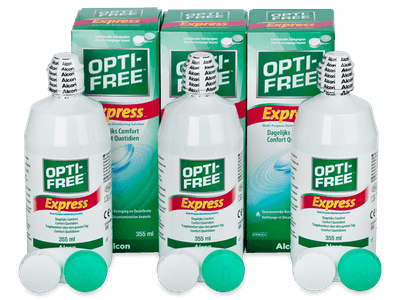 OPTI-FREE Express Solution 3 x 355 ml - Economy 3-pack - solution