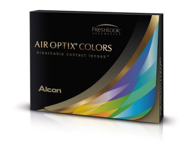 Air Optix Colors - Grey - power (2 lenses) - Coloured contact lenses