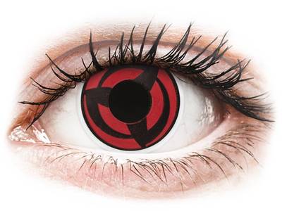 ColourVUE Crazy Lens - Kakashi - plano (2 lenses) - Coloured contact lenses