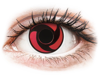 ColourVUE Crazy Lens - Mangekyu - plano (2 lenses) - Coloured contact lenses