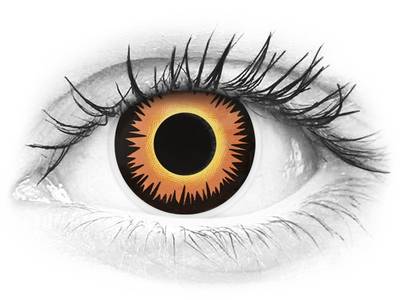 ColourVUE Crazy Lens - Orange Werewolf - plano (2 lenses)