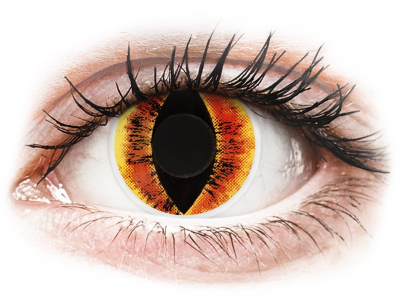 ColourVUE Crazy Lens - Saurons Eye - plano (2 lenses) - Coloured contact lenses