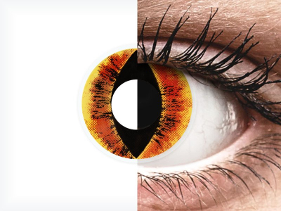 ColourVUE Crazy Lens - Saurons Eye - plano (2 lenses)