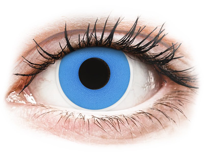 ColourVUE Crazy Lens - Sky Blue - plano (2 lenses) - Coloured contact lenses