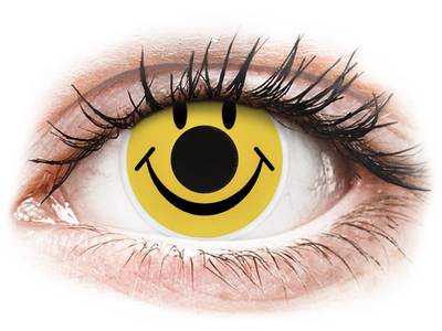 ColourVUE Crazy Lens - Smiley - plano (2 lenses) - Coloured contact lenses