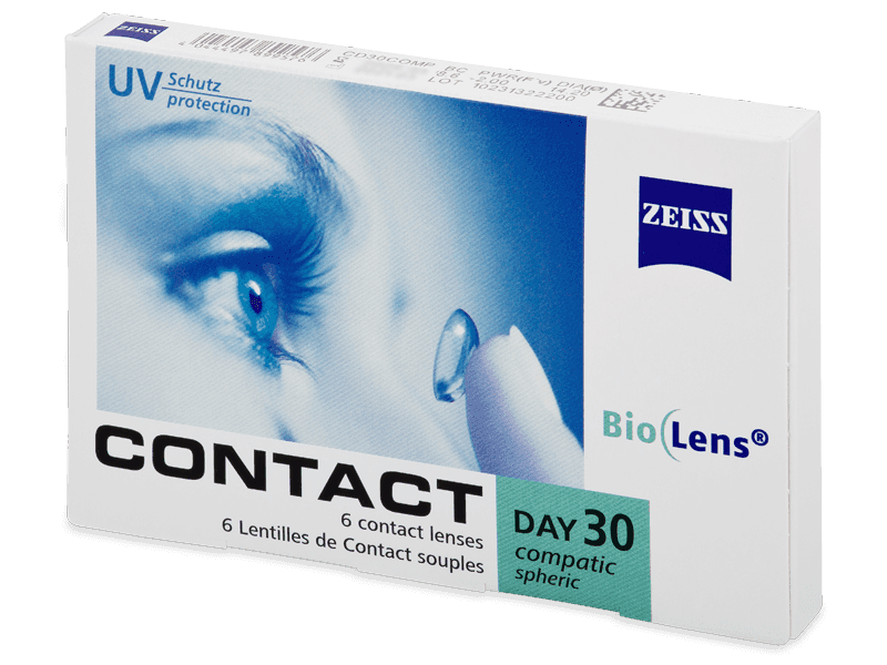 Carl Zeiss Contact Day 30 Compatic (6 lenses) - Monthly contact lenses
