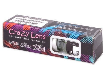 ColourVUE Crazy Glow Electric Blue - plano (2 lenses) - This product is also available in this pack variation