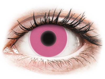 ColourVUE Crazy Glow Pink - plano (2 lenses)