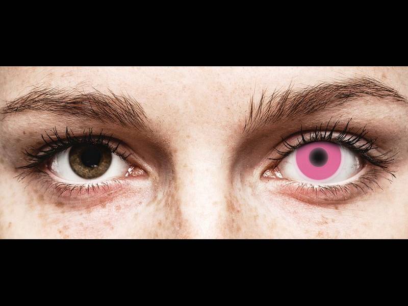 ColourVUE Crazy Glow Pink - plano (2 lenses)