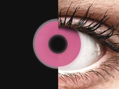 ColourVUE Crazy Glow Pink - plano (2 lenses)