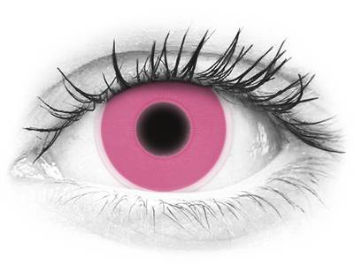 ColourVUE Crazy Glow Pink - plano (2 lenses)