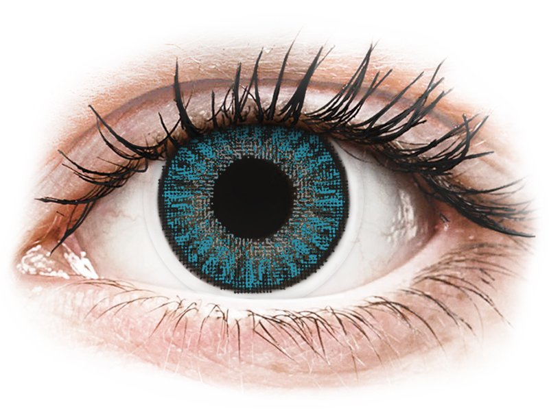 TopVue Color daily - Blue - plano (10 lenses) - Coloured contact lenses