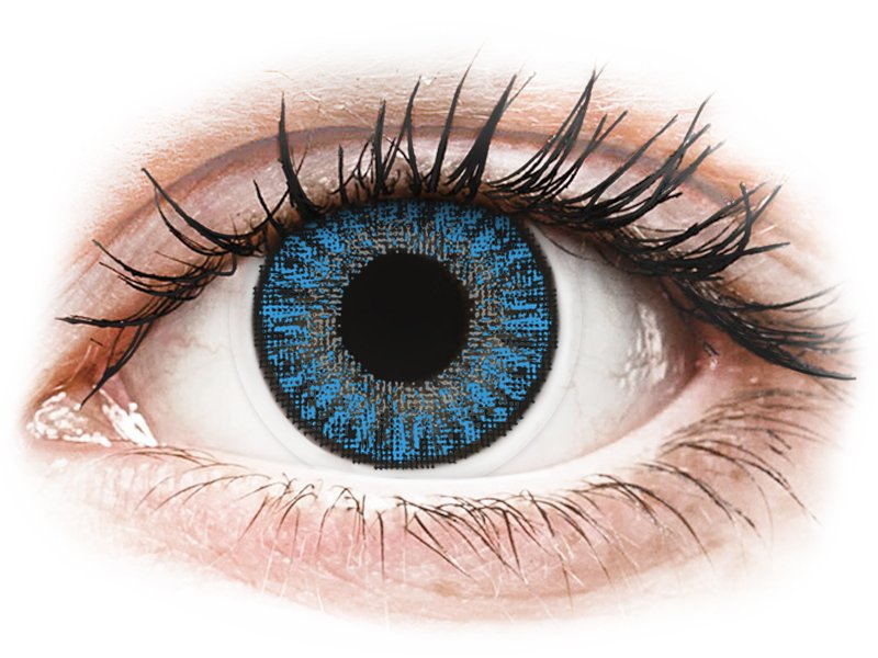 TopVue Color daily - Sapphire Blue - power (10 lenses) - Coloured contact lenses
