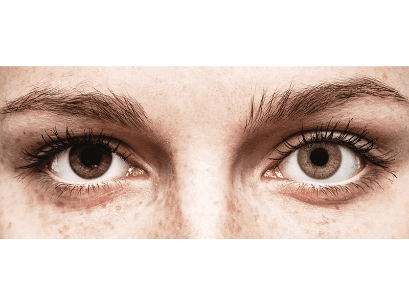 TopVue Color - Brown - power (2 lenses)