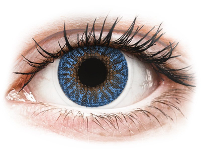 TopVue Color - True Sapphire - power (2 lenses)
