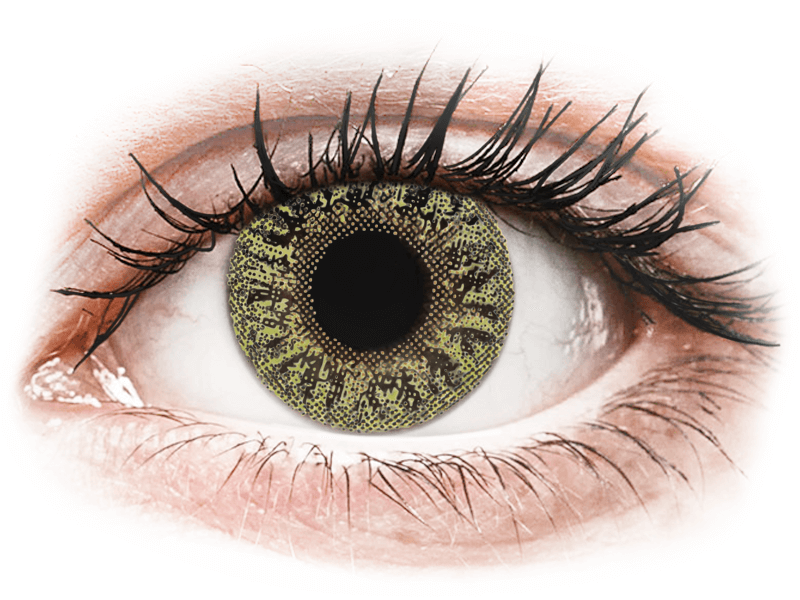 TopVue Color - Green - plano (2 lenses) - Coloured contact lenses