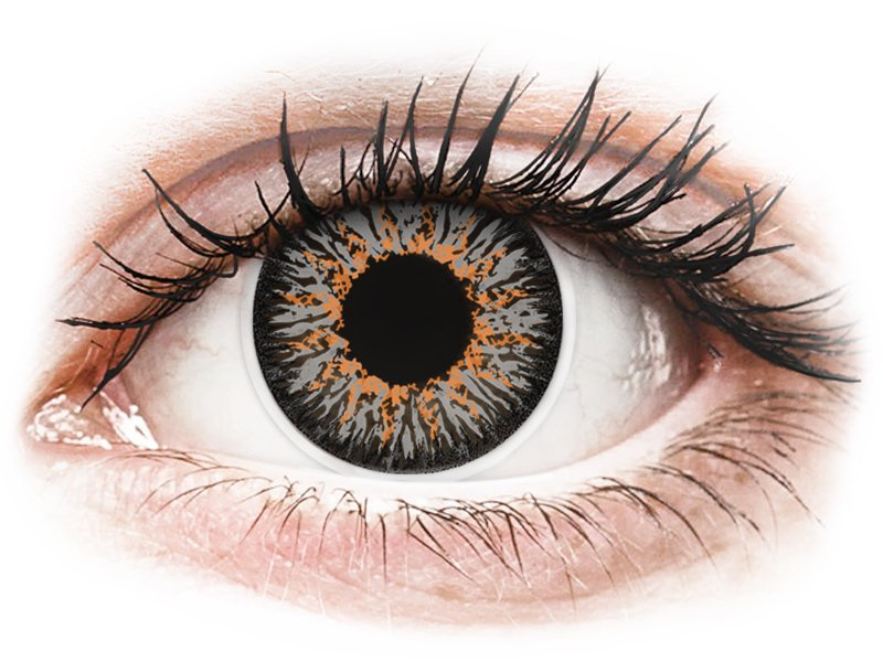 ColourVUE Glamour Grey - power (2 lenses) - Coloured contact lenses