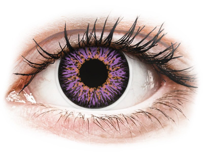 ColourVUE Glamour Violet - plano (2 lenses) - Coloured contact lenses