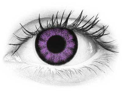 ColourVUE BigEyes Ultra Violet - plano (2 lenses)