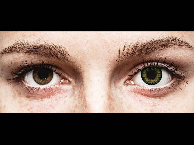 ColourVUE BigEyes Party Green - plano (2 lenses)