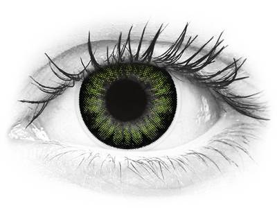 ColourVUE BigEyes Party Green - plano (2 lenses)