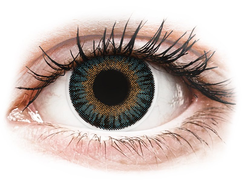 ColourVUE 3 Tones Blue - power (2 lenses) - Coloured contact lenses