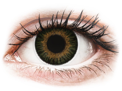 ColourVUE 3 Tones Green - plano (2 lenses) - Coloured contact lenses