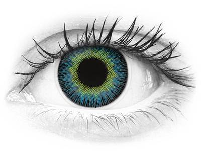 ColourVUE Fusion Yellow Blue - plano (2 lenses)