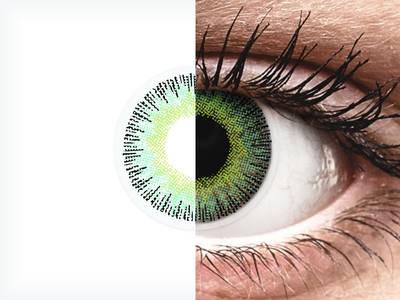 ColourVUE Fusion Green Yellow - plano (2 lenses)