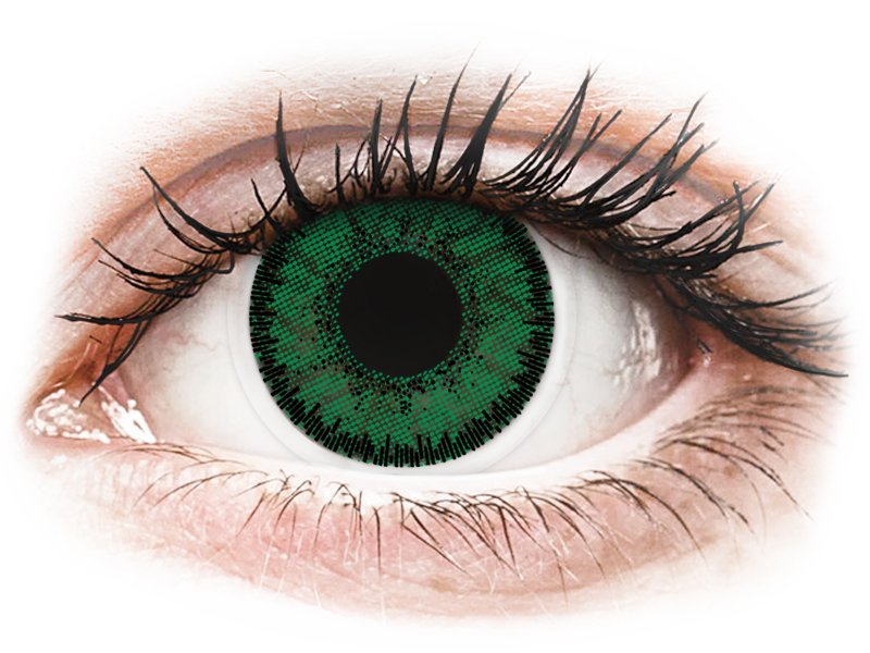 SofLens Natural Colors Emerald - plano (2 lenses)