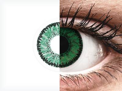 SofLens Natural Colors Emerald - plano (2 lenses)