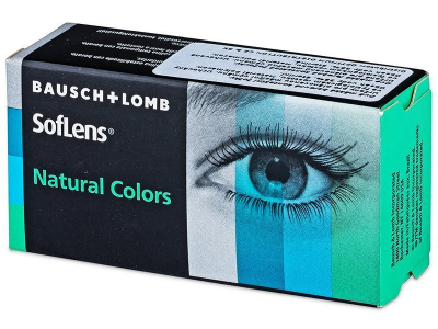 SofLens Natural Colors Emerald - plano (2 lenses)