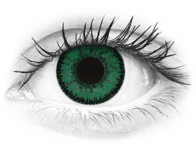 SofLens Natural Colors Emerald - plano (2 lenses)