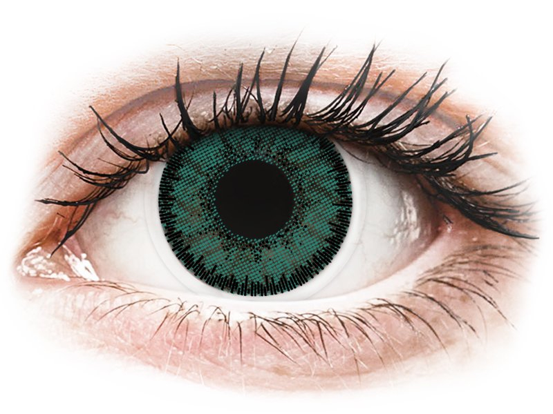 SofLens Natural Colors Jade - power (2 lenses) - Coloured contact lenses